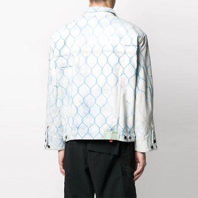 オフホワイト FW19 クラシックルーズフィットデニムジャケット ライトブルー メンズ. OMYE051S203860307131 Shop オフホワイト FW19 クラシックルーズフィットデニムジャケット ライトブルー メンズ. OMYE051S203860307131