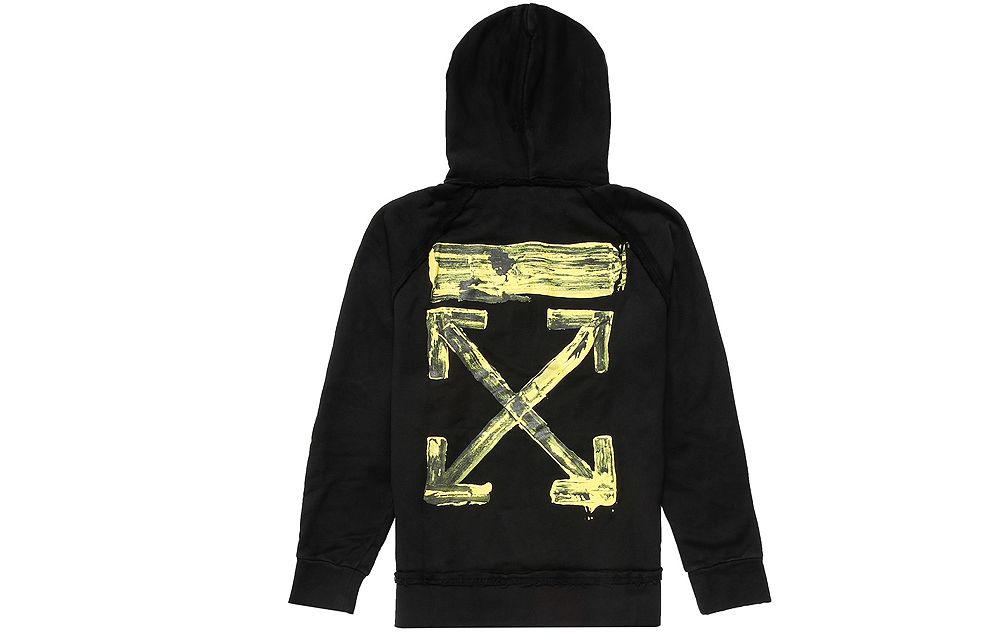 OFF-WHITE FW19 Gradient Arrow Hoodie in Black () OMBB057F19E300101060 圖 2