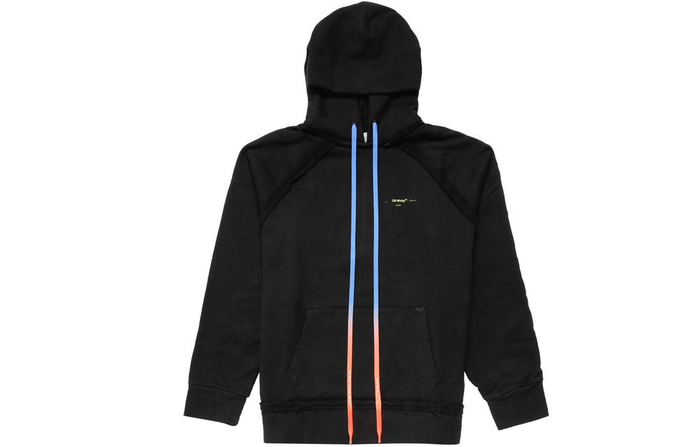 OFF-WHITE FW19 Gradient Arrow Hoodie in Black () OMBB057F19E300101060 圖 3