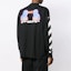 Purchase OFF-WHITE FW19 黑色图案印花长袖T恤 OMAB032E191850061088