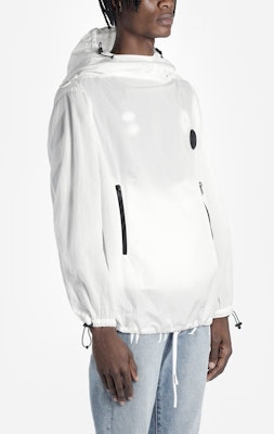 オフホワイト FW19 バックプリント付きフーデッドウインドブレーカージャケット OMEA187E19E110240110 Details for オフホワイト FW19 バックプリント付きフーデッドウインドブレーカージャケット OMEA187E19E110240110