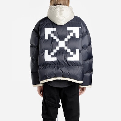 오프 화이트 FW19 스캐폴딩 집업 퍼퍼 자켓 다크 블루 OMED019F19E150253201 Purchase 오프 화이트 FW19 스캐폴딩 집업 퍼퍼 자켓 다크 블루 OMED019F19E150253201