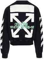 OFF-WHITE FW19 Speed Bump Print Oversized Sweatshirt Black OMBA035E19E300151088 OFF-WHITE FW19 Speed Bump Print Oversized Sweatshirt Black OMBA035E19E300151088