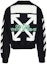 Order OFF-WHITE FW19 減速帶印花寬鬆版黑色衛衣 OMBA035E19E300151088
