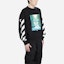 Details for OFF-WHITE FW19 減速帶印花寬鬆版黑色衛衣 OMBA035E19E300151088