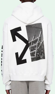 Sudadera Oversize OFF-WHITE FW19 Flechas Blancas Estilo Graffiti. OMBB037E19D250100110 Sizing Sudadera Oversize OFF-WHITE FW19 Flechas Blancas Estilo Graffiti. OMBB037E19D250100110
