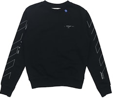 OFF-WHITE FW19 Unfinished Arrows Graphic Black Sweatshirt for Men OMBA025E19E300031091 OFF-WHITE FW19 Unfinished Arrows Graphic Black Sweatshirt for Men OMBA025E19E300031091