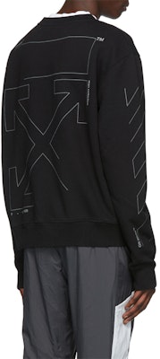 오프화이트 FW19 언피니쉬드 애로우 그래픽 블랙 맨즈 스웻셔츠 OMBA025E19E300031091 Purchase 오프화이트 FW19 언피니쉬드 애로우 그래픽 블랙 맨즈 스웻셔츠 OMBA025E19E300031091