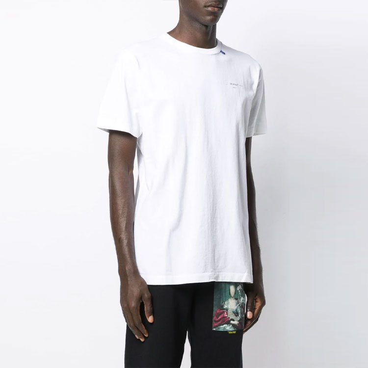 OFF-WHITE FW19 White Logo Back Print T-shirt OMAA027E191850030191 圖 5