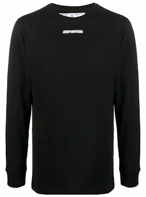 OFF-WHITE FW20箭头长袖圆领T恤 黑色 OMAB001E20JER0031025 Lookbook OFF-WHITE FW20箭头长袖圆领T恤 黑色 OMAB001E20JER0031025