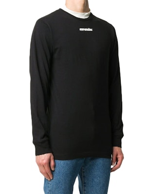 OFF-WHITE FW20箭头长袖圆领T恤 黑色 OMAB001E20JER0031025 Shop OFF-WHITE FW20箭头长袖圆领T恤 黑色 OMAB001E20JER0031025