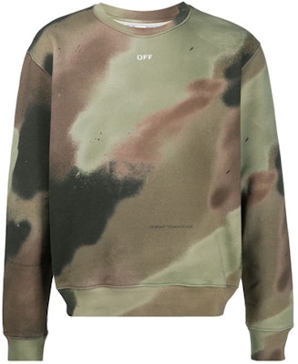 오프화이트 FW20 애로우 로고 카모플라주 크루넥 스웻셔츠 그린 카모 남성용 OMBA025E20FLE0086001 Buy 오프화이트 FW20 애로우 로고 카모플라주 크루넥 스웻셔츠 그린 카모 남성용 OMBA025E20FLE0086001