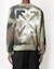 Shop 오프화이트 FW20 애로우 로고 카모플라주 크루넥 스웻셔츠 그린 카모 남성용 OMBA025E20FLE0086001