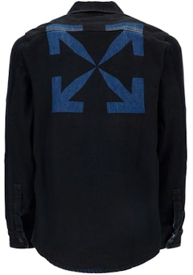Kemeja Denim Hitam OFF-WHITE FW20 Arrows Print Regular Fit. OMYD020E20DEN0011049 Order Kemeja Denim Hitam OFF-WHITE FW20 Arrows Print Regular Fit. OMYD020E20DEN0011049