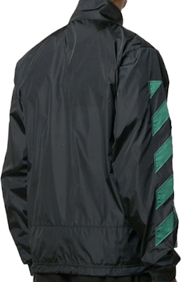 オフホワイト FW20 ブラック ナイロン ジップジャケット スタンドカラー付き OMEA233E20FAB0021001 Lookbook オフホワイト FW20 ブラック ナイロン ジップジャケット スタンドカラー付き OMEA233E20FAB0021001