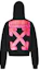 Order OFF-WHITE FW20 Hoodie Hitam Marker Arrows Print Loose Fit. OMBB037E20FLE0021025