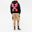 Details for OFF-WHITE FW20 Hoodie Hitam Marker Arrows Print Loose Fit. OMBB037E20FLE0021025