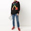 Shop OFF-WHITE FW20 Lelaki Sweater Hitam Rainbow Gradient Arrow Crewneck. OMHA036E20KNI0021087