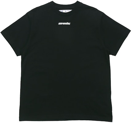 OFF-WHITE FW20 Baju Hitam dengan Cetakan Anak Panah Merah di Belakang OMAA038E20JER0021025 Lookbook OFF-WHITE FW20 Baju Hitam dengan Cetakan Anak Panah Merah di Belakang OMAA038E20JER0021025