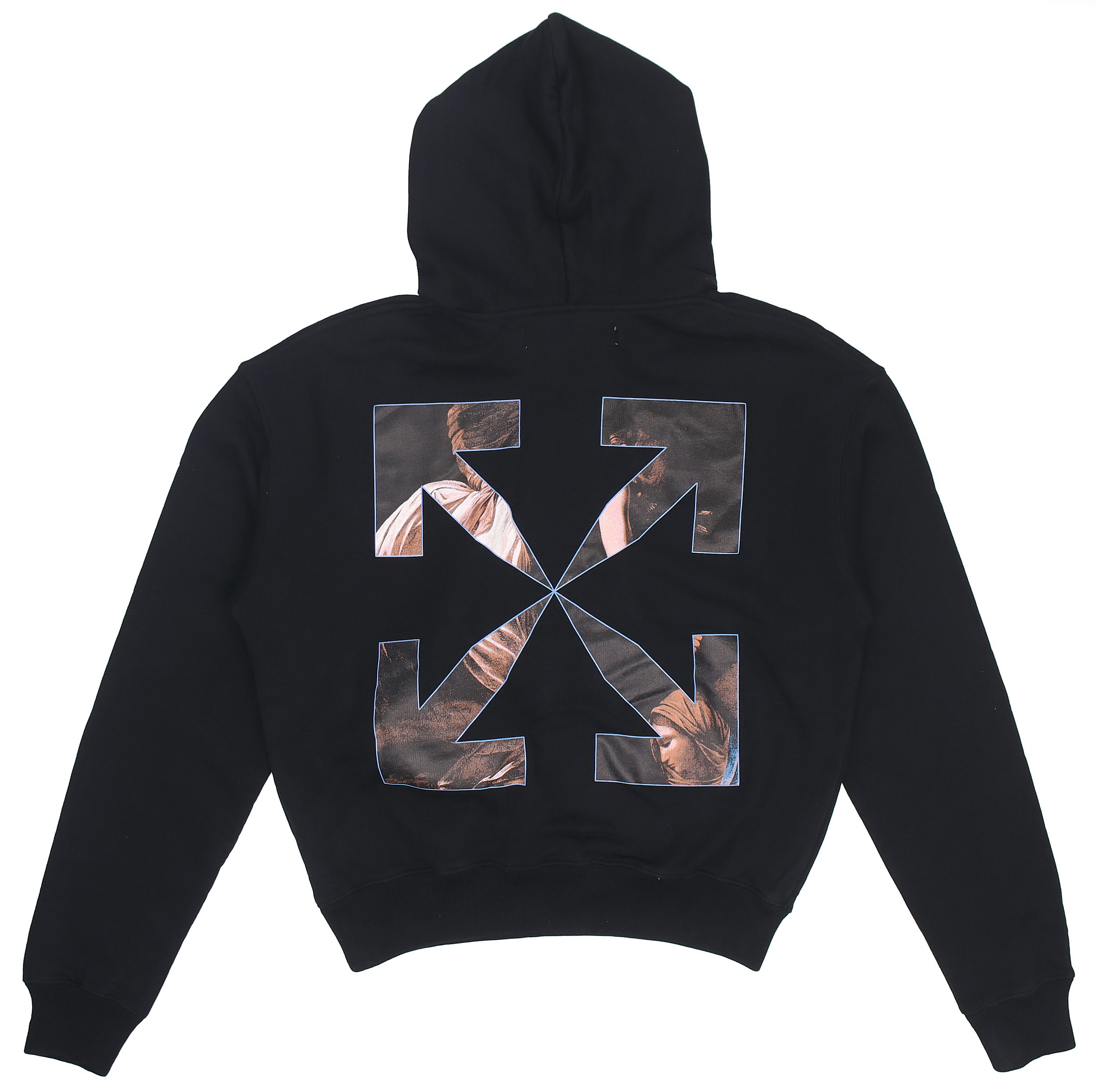 OFF-WHITE FW20 c/o Virgil Caravaggio Print Hoodie Men’s Black OMBB037E20FLE0041010 圖 2