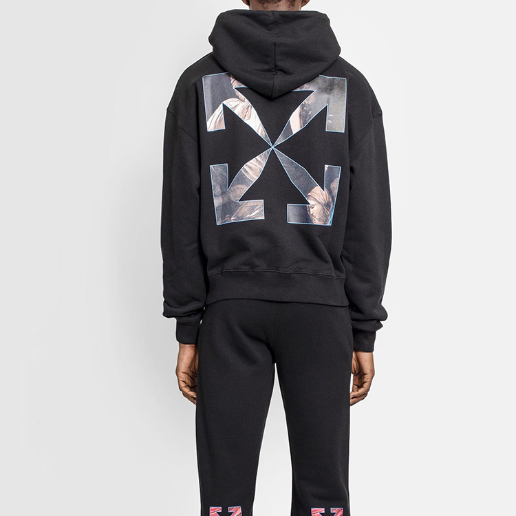 OFF-WHITE FW20 c/o Virgil Caravaggio Print Hoodie Men’s Black OMBB037E20FLE0041010 圖 7