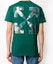 Purchase 오프화이트 FW20 카라바조 그래픽 프린트 그린 반팔 티셔츠 OMAA027E20JER0085710