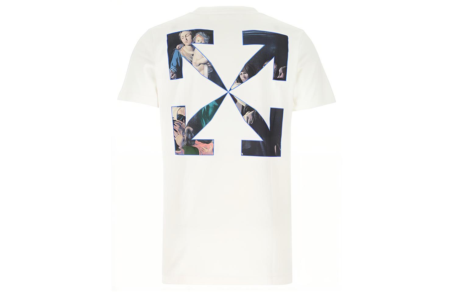 OFF-WHITE FW20 Caravaggio Graphic Print Tee White Shirt OMAA027E20JER0080110 圖 3