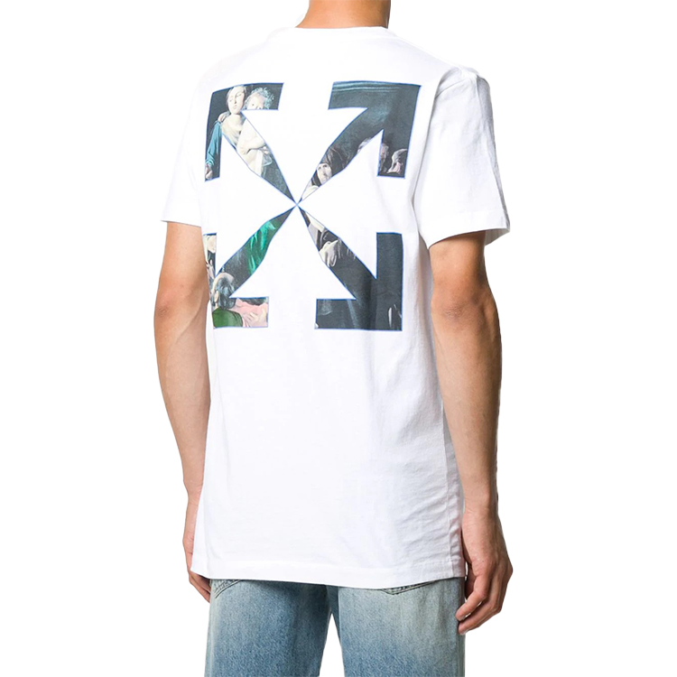 OFF-WHITE FW20 Caravaggio Graphic Print Tee White Shirt OMAA027E20JER0080110 圖 5