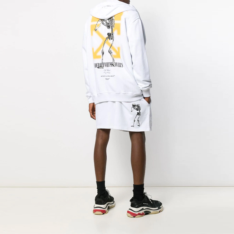 OFF-WHITE FW20 Collab Dual-Logo Hoodie White OMBE002G197620100188 圖 5