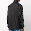 Shop OFF-WHITE FW20 Jaket Zip Diagonal Hitam OMEA233F20FAB0011040