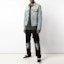 Shop オフホワイト FW20 グラフィティ ディストレスト デニムジャケット メンズ ブルー OMYE049F193860441428