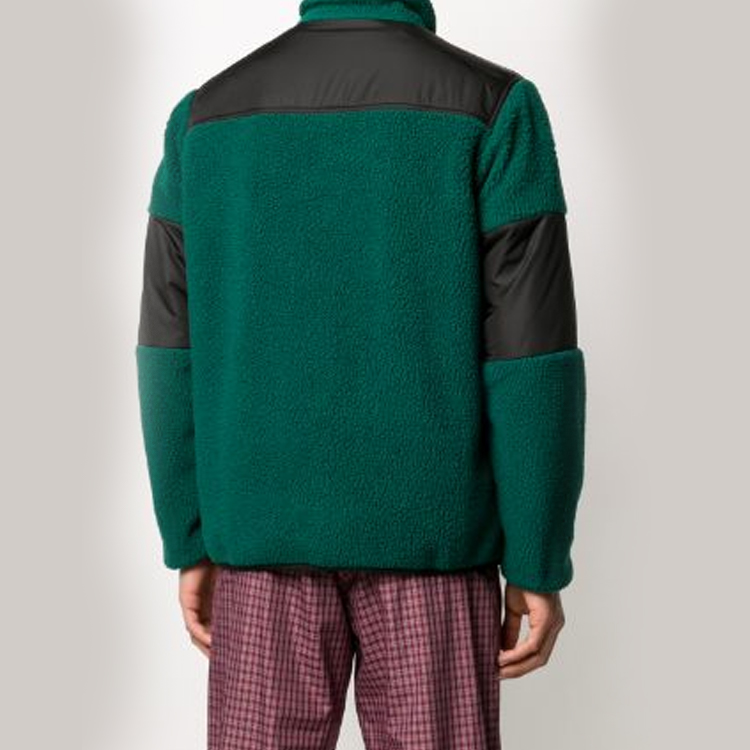 Purchase オフホワイト FW20 グリーン プリント フリース ジャケット OMKI015E20FAB0015701