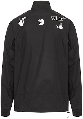 オフホワイト FW20 レターロゴ ブラック ジップジャケット メンズ用 OMEA233E20FAB0011001 Lookbook オフホワイト FW20 レターロゴ ブラック ジップジャケット メンズ用 OMEA233E20FAB0011001