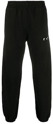 OFF-WHITE FW20 Logo Embroidered Track Pants Black Joggers OMCH030E20FLE0011001 Order OFF-WHITE FW20 Logo Embroidered Track Pants Black Joggers OMCH030E20FLE0011001