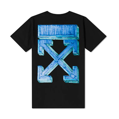 OFF-WHITE FW20 Marker Arrow Graphic Tee Black OMAA027E20JER0051045