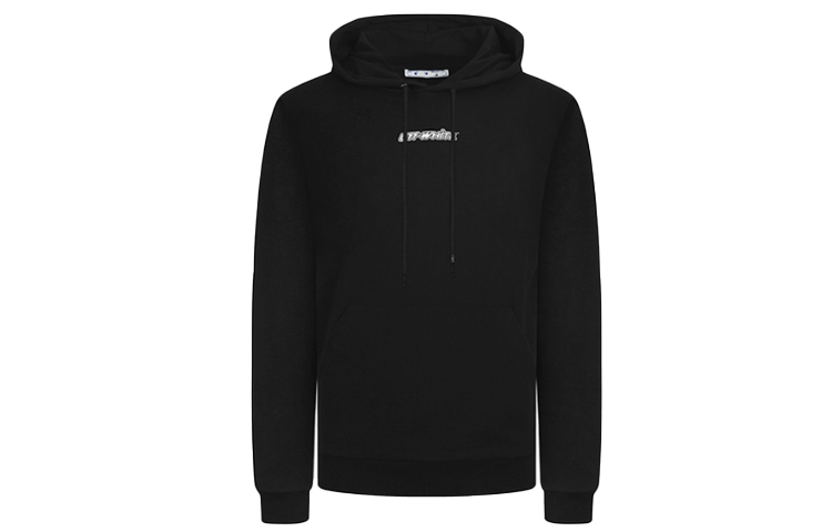 Lookbook OFF-WHITE FW20 Marker Arrows Print Black Sweatshirt Men OMBB037E20FLE0021045