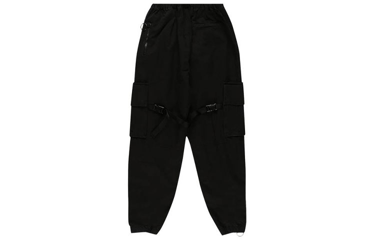 Lookbook OFF-WHITE FW20 多口袋工裝長褲 黑色 OMCF004E20FAB0011001