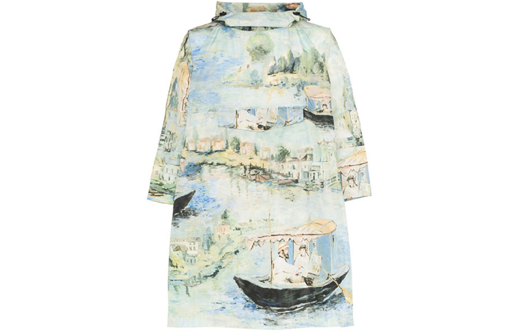 OFF-WHITE FW20 Oil Painting Nylon Pullover Hoodie Jacket Green Men OMEI001R19C130219900 圖 2