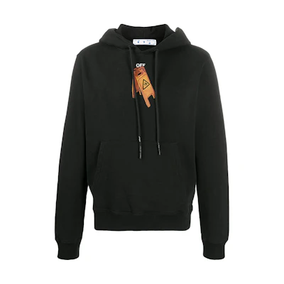 OFF-WHITE FW20 Pascal Skull Print Hoodie Black OMBB034F20FLE0031010