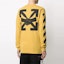 Purchase OFF-WHITE FW20 Printed Yellow Long Sleeve Sweatshirt () OMAB001F20FAB0081610
