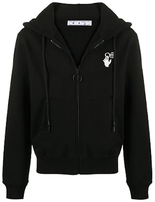 오프 화이트 FW20 리지어스 애로우 페인팅 집 후디 블랙 OMBE001F20FLE0031001 Buy 오프 화이트 FW20 리지어스 애로우 페인팅 집 후디 블랙 OMBE001F20FLE0031001