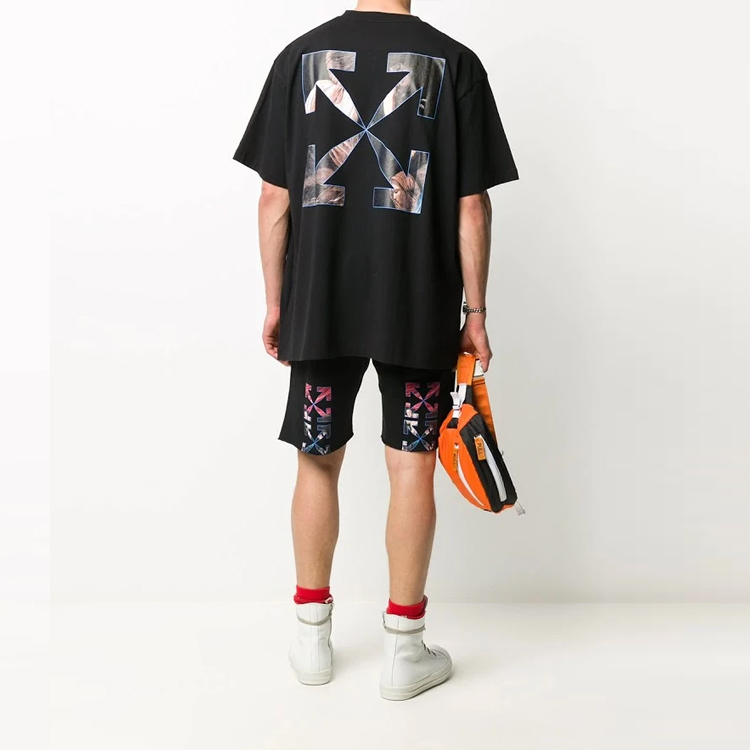 OFF-WHITE FW20 Religious Icon Arrow Tee Black OMAA038E20JER0061010 圖 5