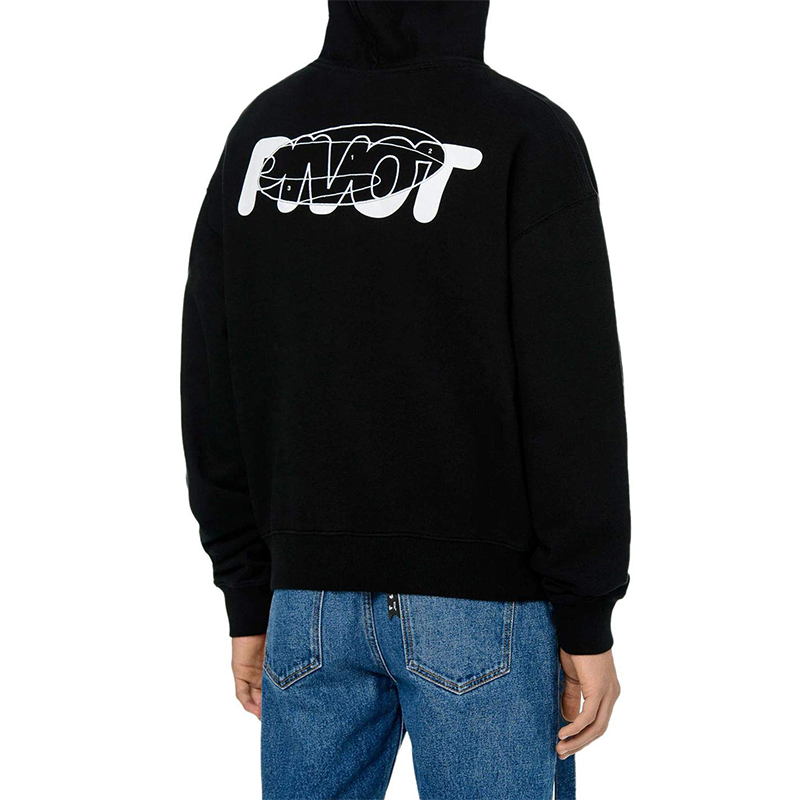 OFF-WHITE FW20 Sawed Arrows Hoodie Black OMBB034E20FLE0031001 圖 5
