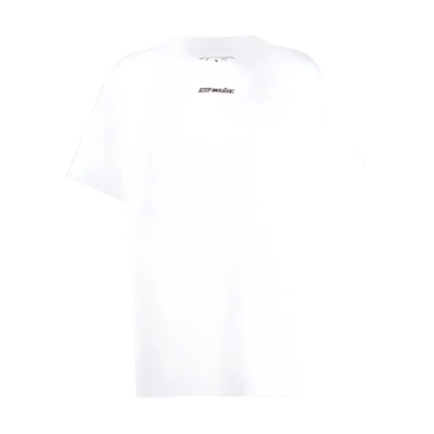 OFF-WHITE FW20 White T-Shirt with Marker Arrow Back Print OMAA038E20JER0020125