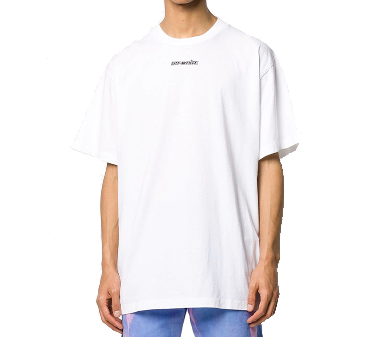OFF-WHITE FW20 White T-Shirt with Marker Arrow Back Print OMAA038E20JER0020125 圖 4