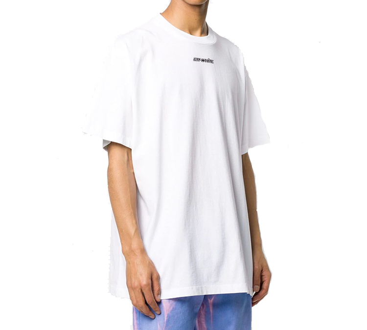 OFF-WHITE FW20 White T-Shirt with Marker Arrow Back Print OMAA038E20JER0020125 圖 5