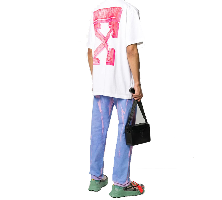 OFF-WHITE FW20 White T-Shirt with Marker Arrow Back Print OMAA038E20JER0020125 圖 6