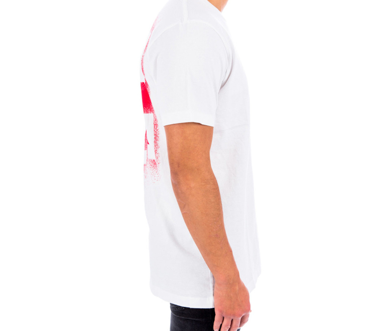 OFF-WHITE FW20 White T-Shirt with Red Spray Paint Arrows Print OMAA027E20JER0060125 圖 6