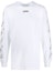 Buy OFF-WHITE 2021秋冬机场胶带修身长袖T恤 白色 OMAB001S201850030188
