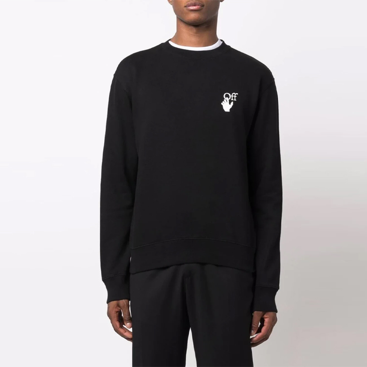 OFF-WHITE FW21 Arrow Graphic Hoodie Black OMBA025F21FLE0081084 圖 3